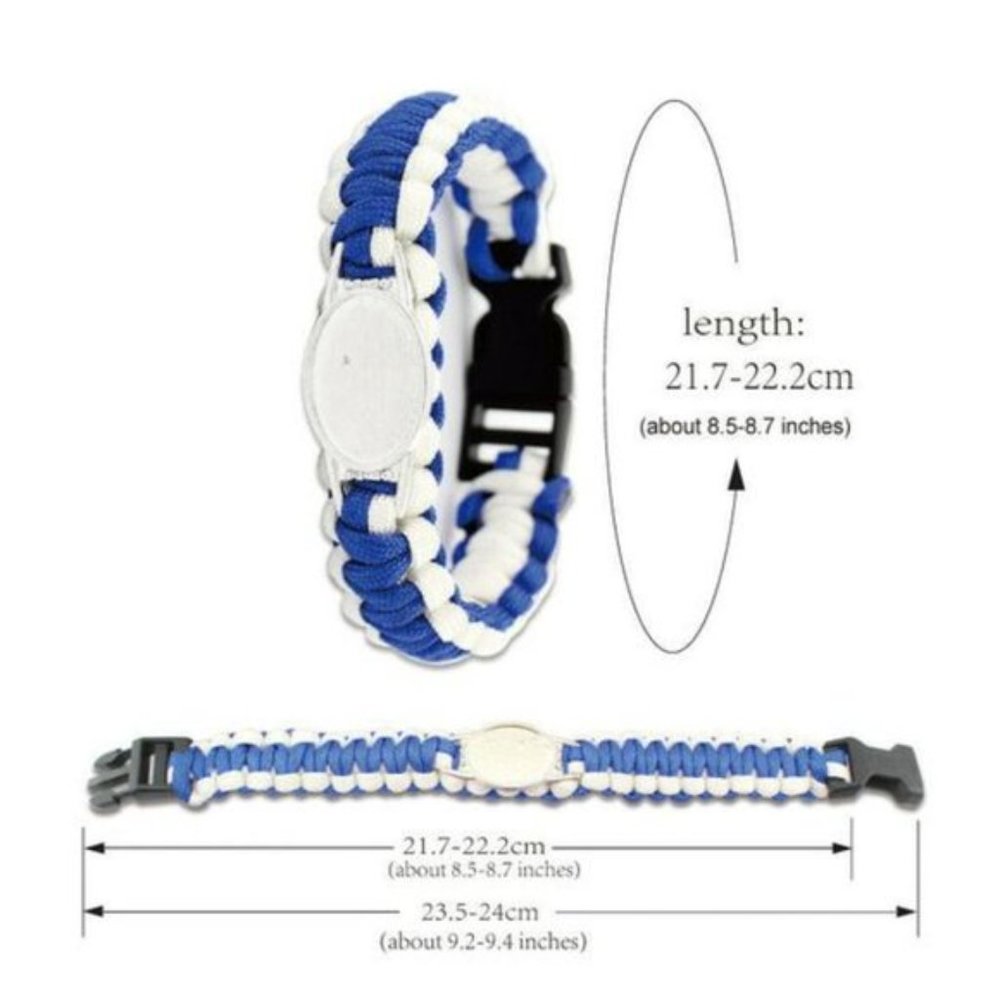 Buffalo Bills NFL Paracord Bracelet NEW - Picture 2 of 2